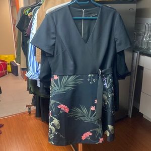 Ted Baker faux wrap dress